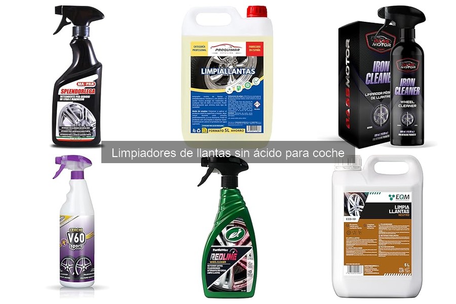 Mejores limpiadores de llantas sin ácido para coches de lujo