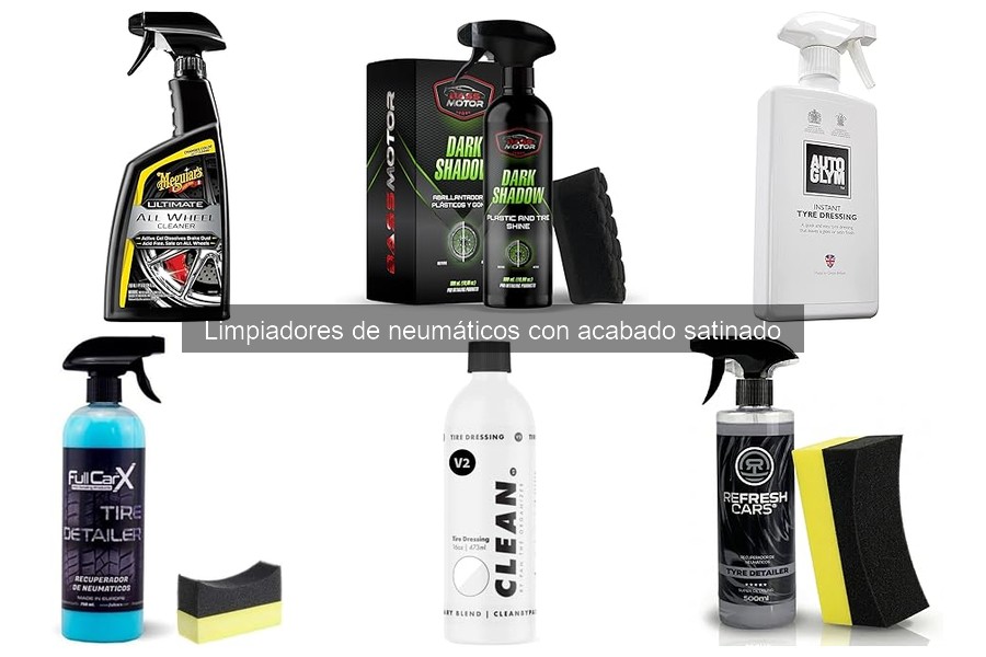 Mejores limpiadores de neumáticos satinados para coches de lujo