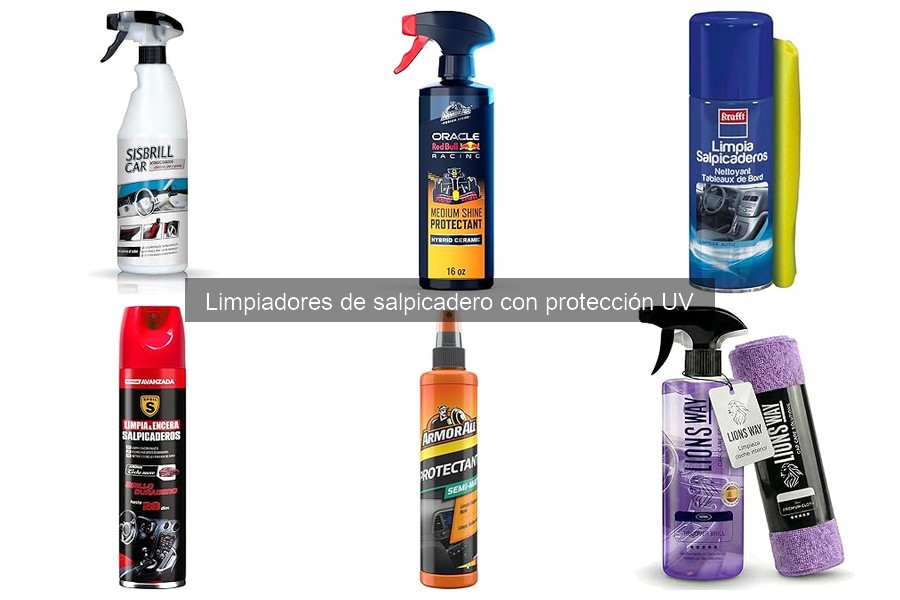 Mejores limpiadores de salpicadero con protección UV en 2026