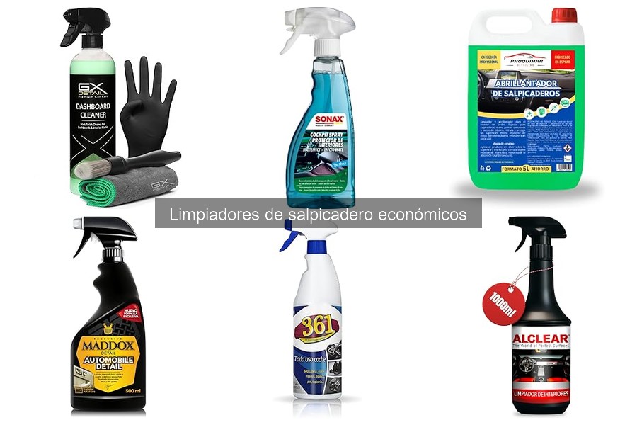 Mejores limpiadores de salpicadero económicos en 2026