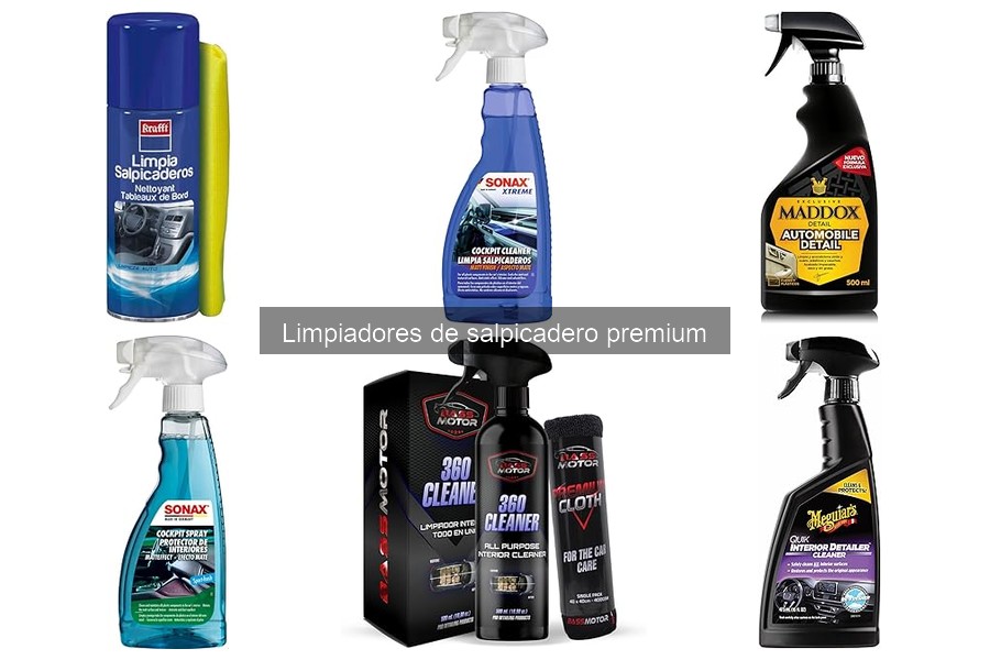 Mejores limpiadores de salpicadero premium para coches de lujo