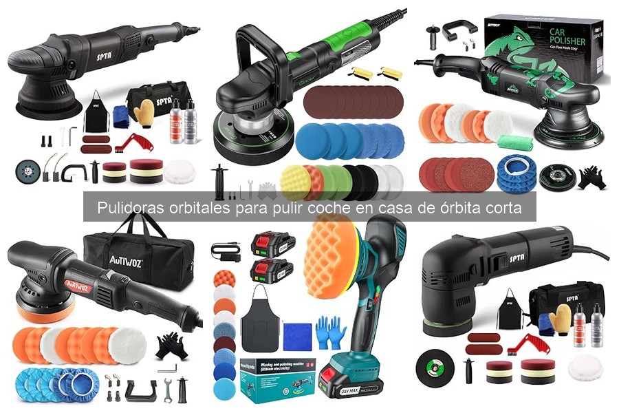 Mejores pulidoras orbitales de órbita corta para tu coche
