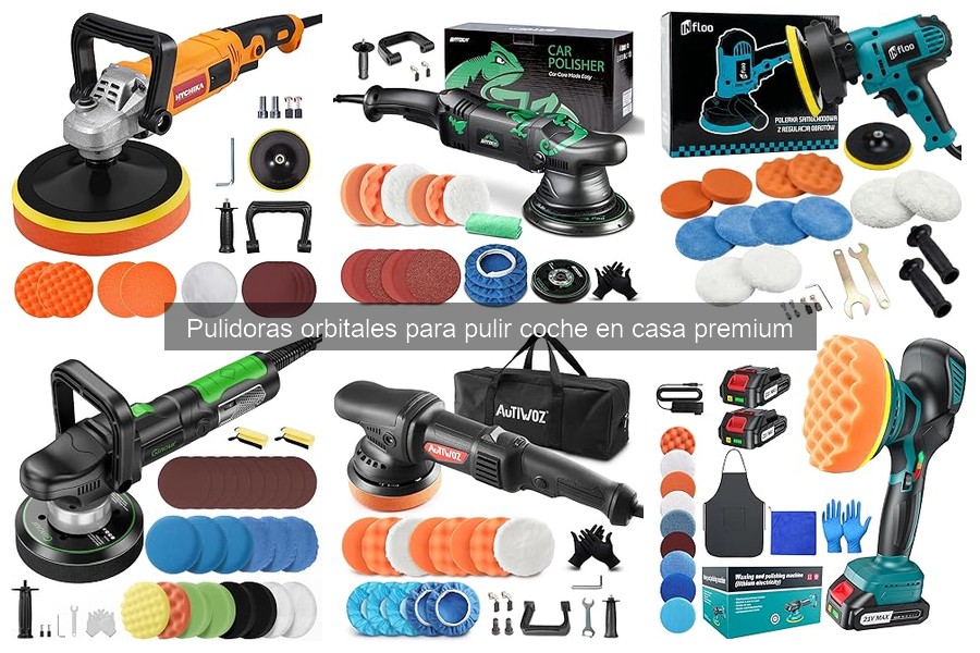 Mejores pulidoras orbitales premium para uso doméstico 2026