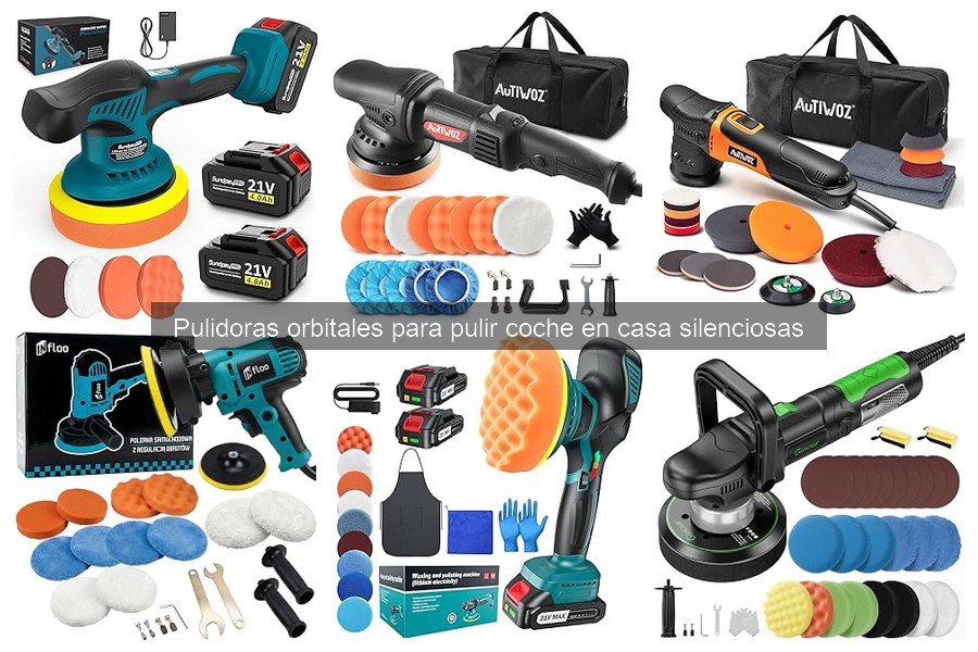 Mejores pulidoras orbitales silenciosas para coches en casa