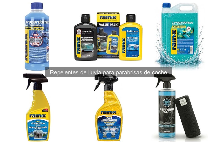 Mejores repelentes de lluvia para parabrisas: Reseñas 2026