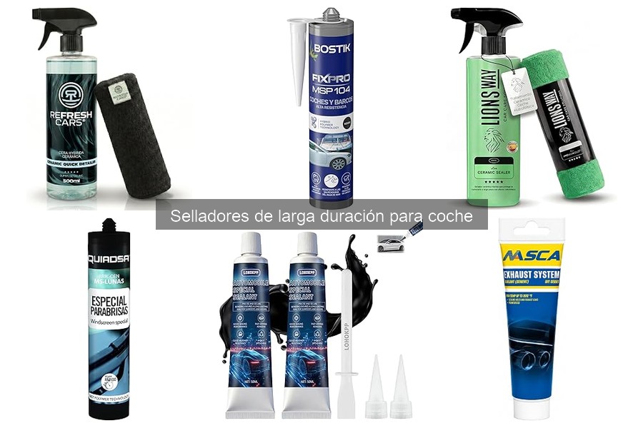 Mejores selladores de larga duración para coches en 2023