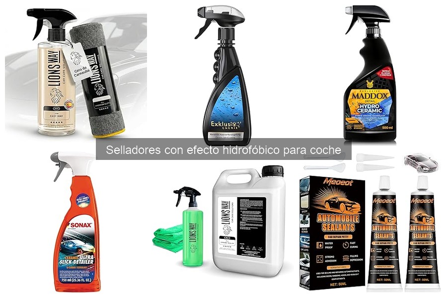 Mejores selladores hidrofóbicos para coches en 2023