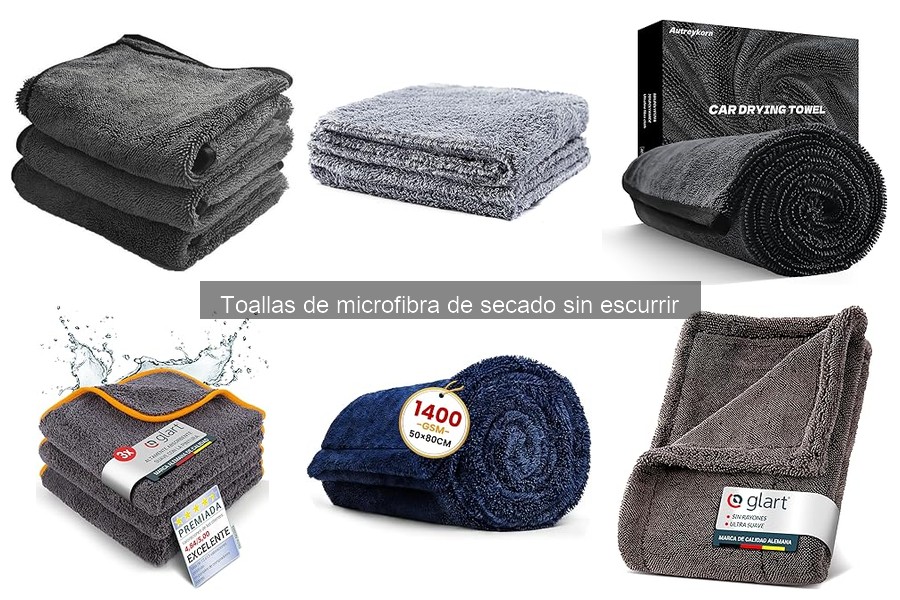 Mejores toallas de microfibra de secado para detailing