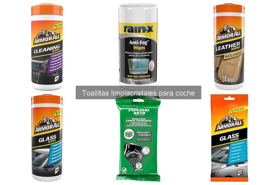 Mejores toallitas limpiacristales para coche en 2026
