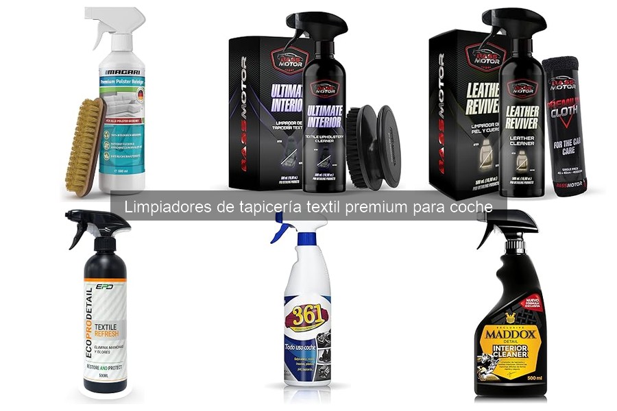 Problemas comunes al limpiar tapicería textil en coche