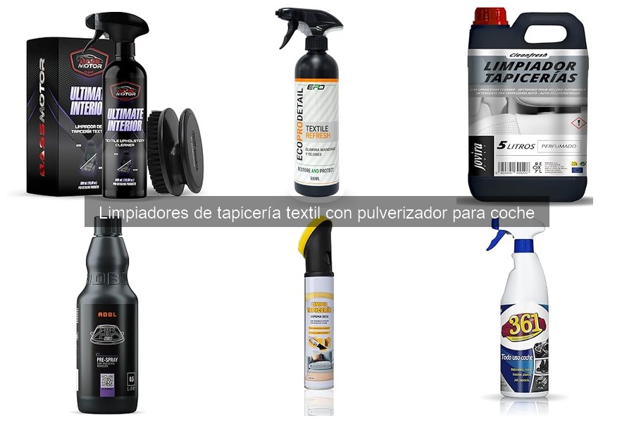 Problemas comunes al limpiar tapicería textil en coches
