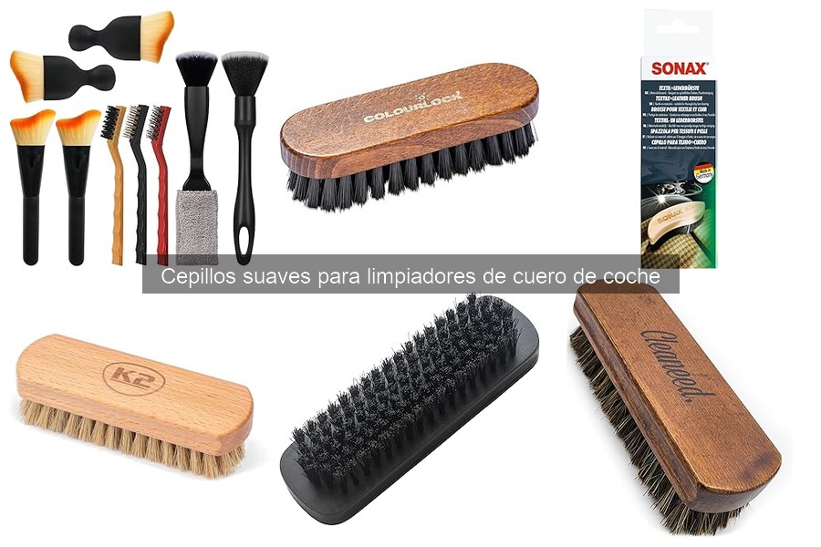 Problemas comunes al usar cepillos suaves en cuero de coche