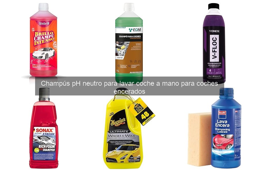 Problemas Comunes al Usar Champús pH Neutro en Coches