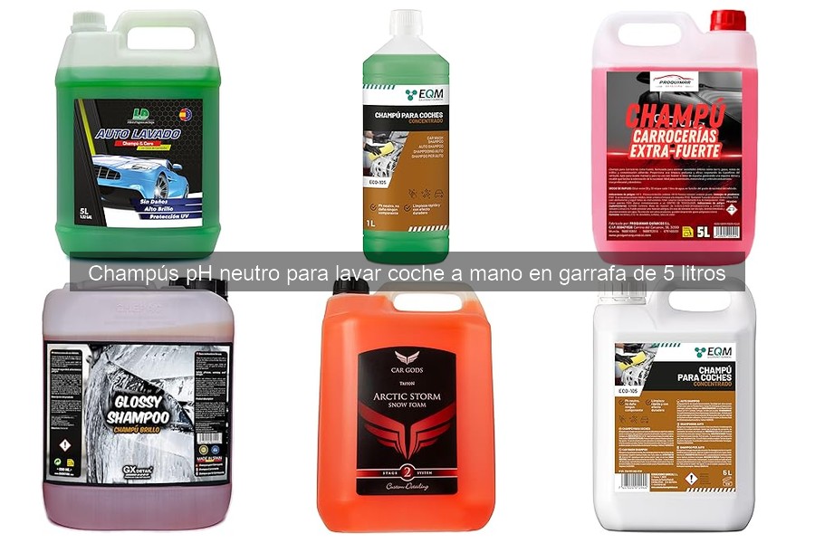 Problemas comunes al usar champús pH neutro para coche