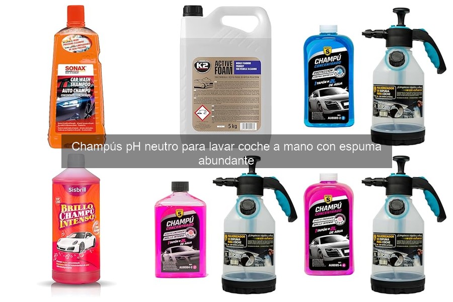 Problemas comunes al usar champús pH neutro para coches