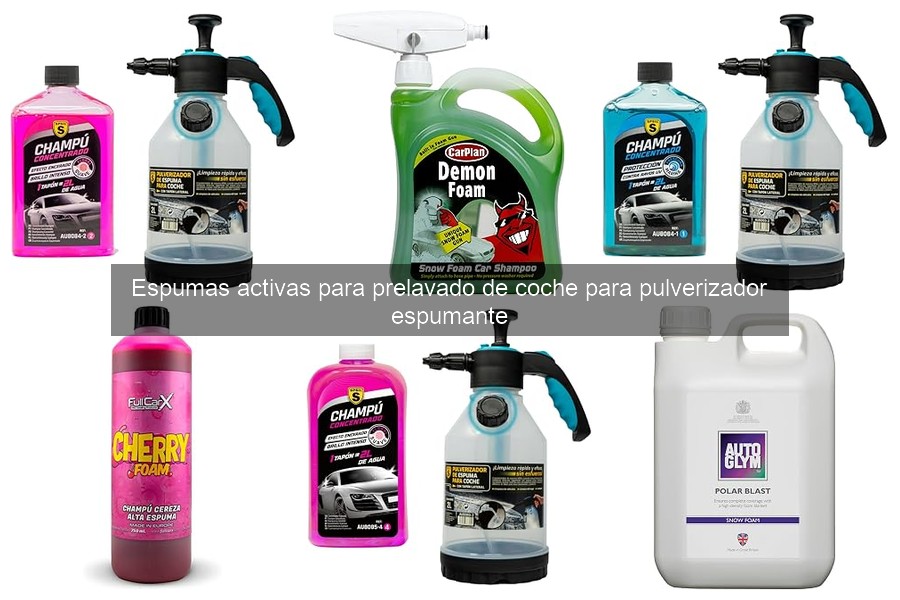 Problemas comunes al usar espumas activas para prelavado