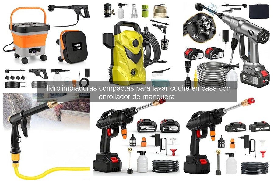 Problemas comunes al usar hidrolimpiadoras compactas para coche