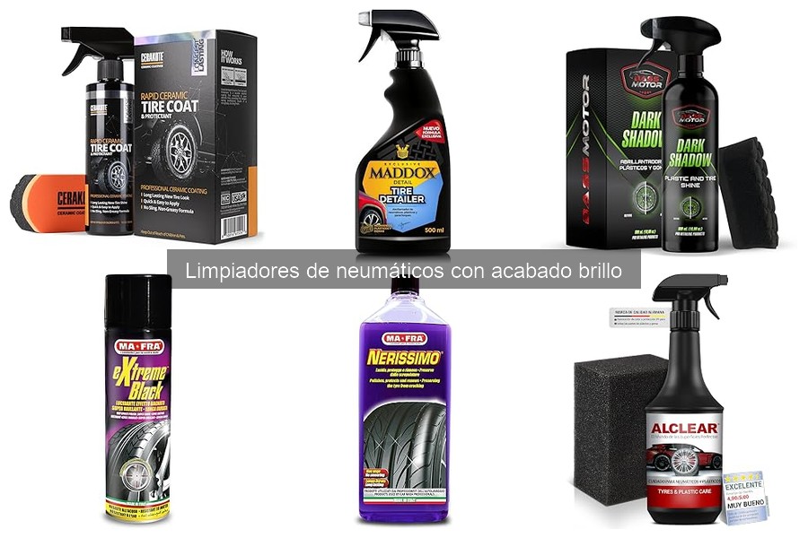 Problemas comunes al usar limpiadores de neumáticos brillo