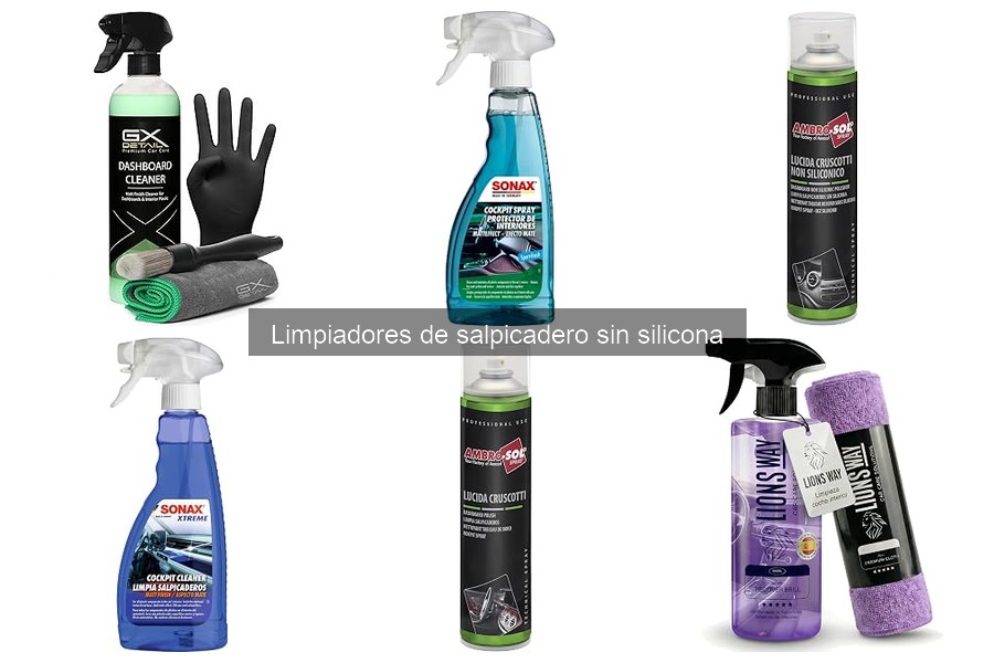 Problemas comunes al usar limpiadores de salpicadero sintéticos