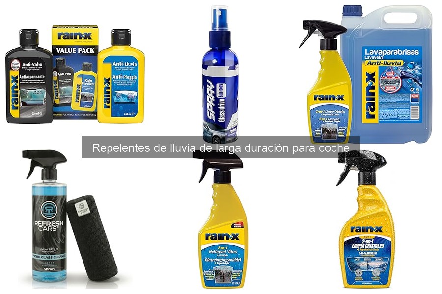 Problemas comunes al usar repelentes de lluvia en coches