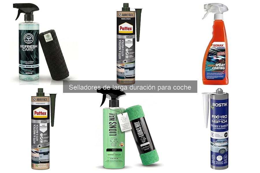 Problemas comunes al usar selladores de larga duración para coche