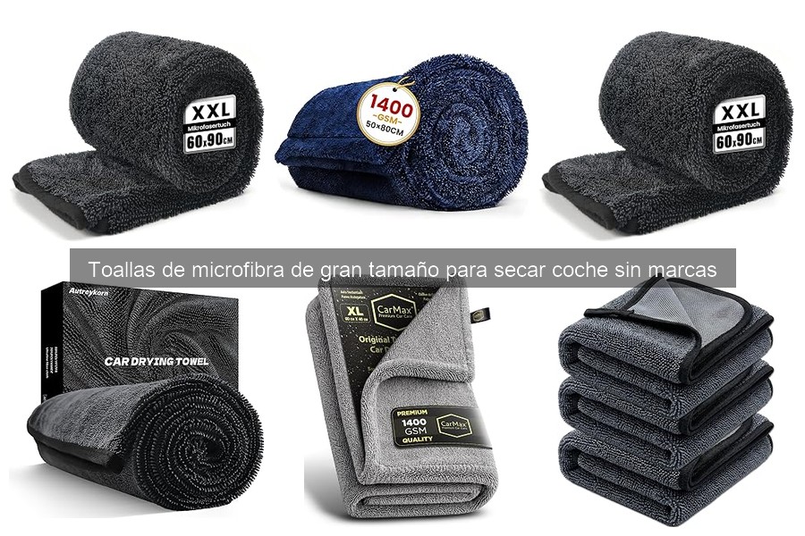 Problemas comunes al usar toallas de microfibra para secar coche