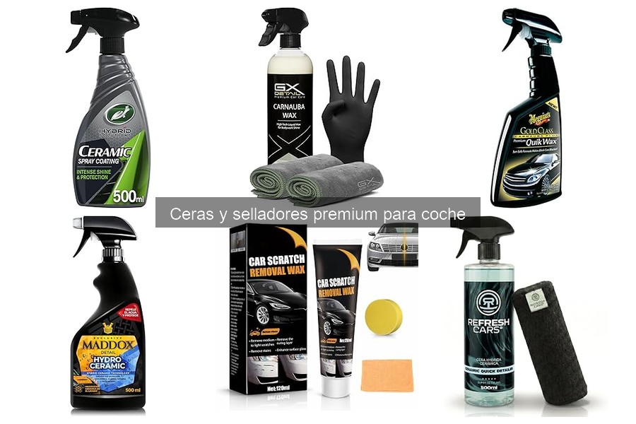 Problemas comunes con ceras premium para coches y soluciones