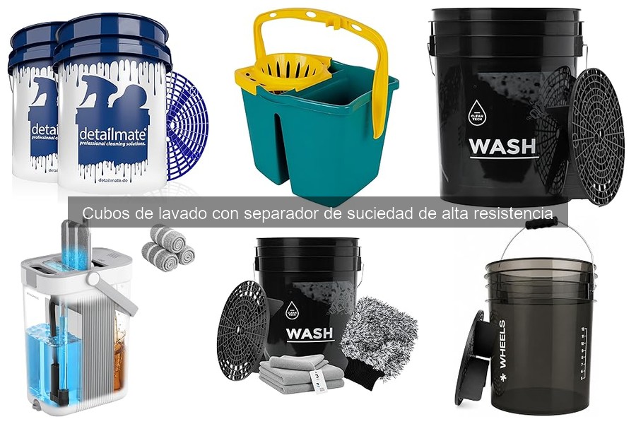Problemas comunes con cubos de lavado y soluciones efectivas