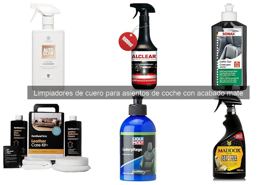 Problemas comunes con limpiadores de cuero mate y soluciones