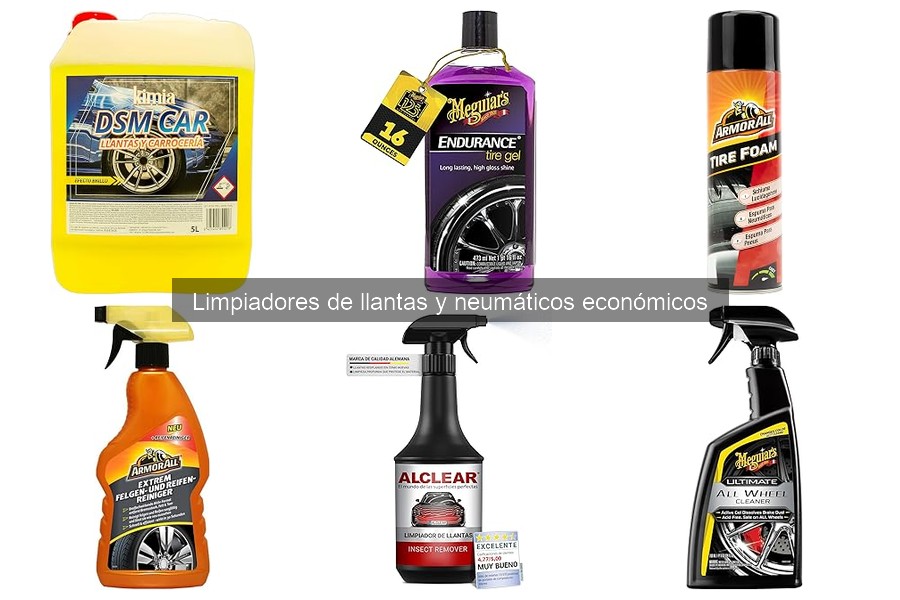 Problemas comunes con limpiadores de llantas y soluciones