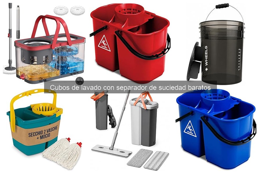 ¿Qué es un cubo de lavado con separador de suciedad?