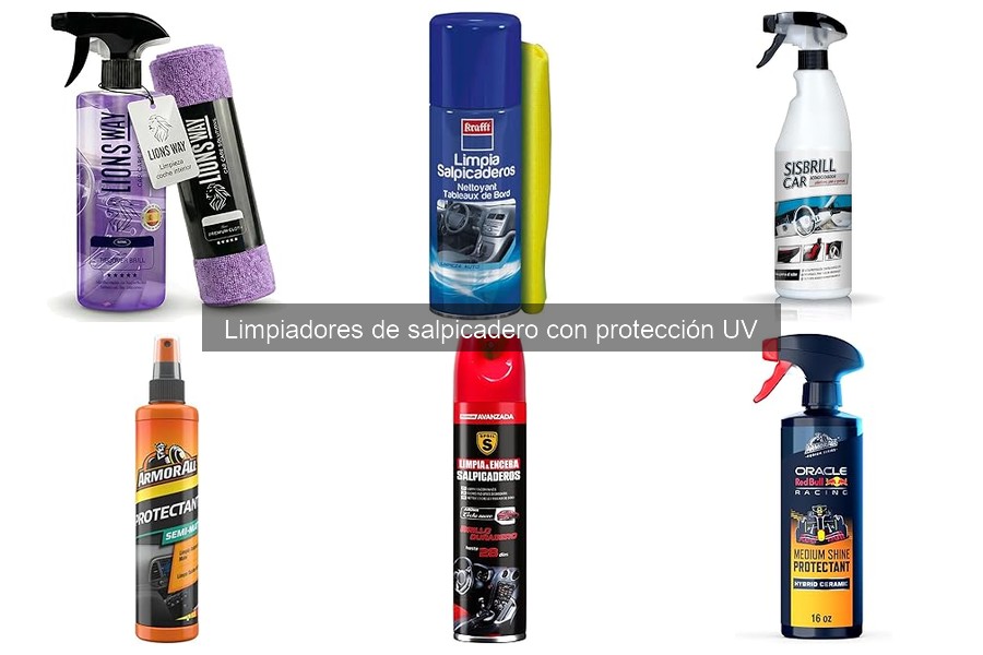 ¿Qué es un limpiador de salpicadero con protección UV?