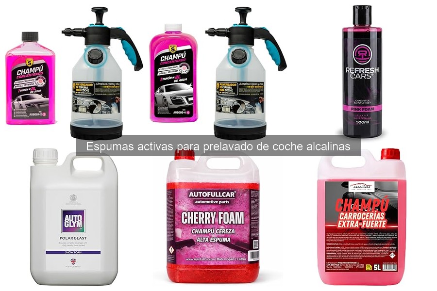 ¿Qué es una espuma activa alcalina y cómo funciona?