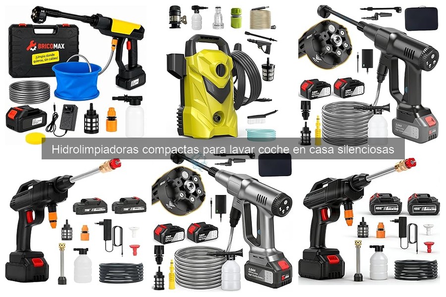 ¿Qué es una hidrolimpiadora compacta silenciosa?