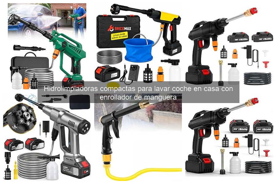 ¿Qué son las hidrolimpiadoras compactas para lavar coches?