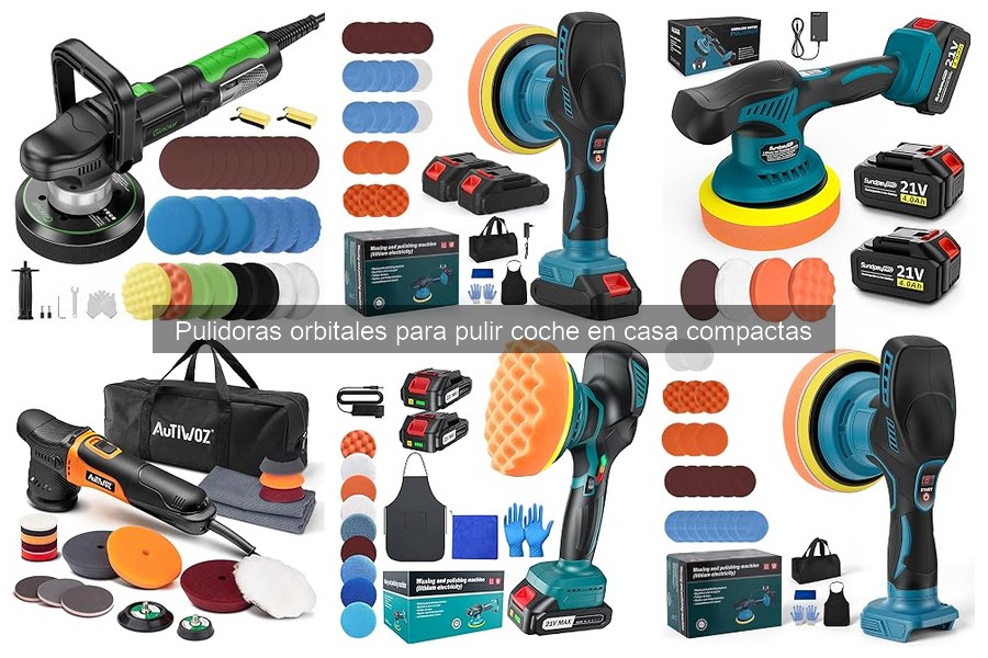 ¿Qué son las pulidoras orbitales compactas para pulir coche?