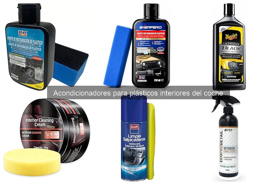 ¿Qué son los acondicionadores para plásticos interiores del coche?