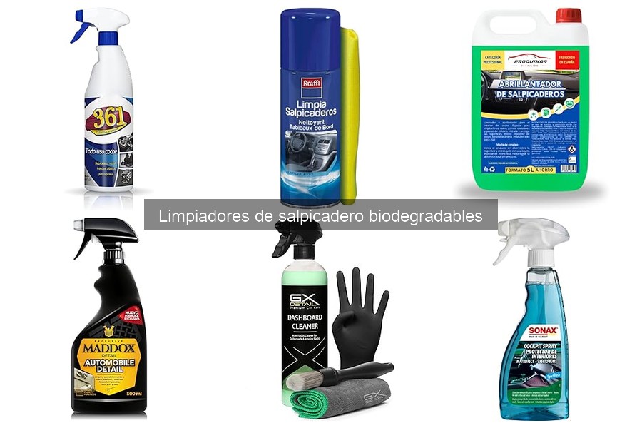 Solucionando problemas con limpiadores de salpicadero biodegradables