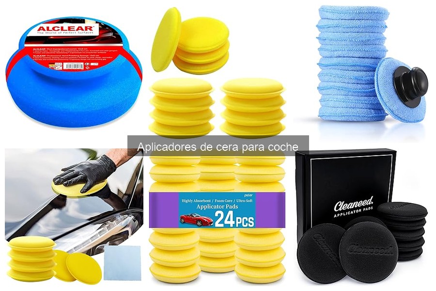 Tipos de aplicadores de cera para coche que debes conocer