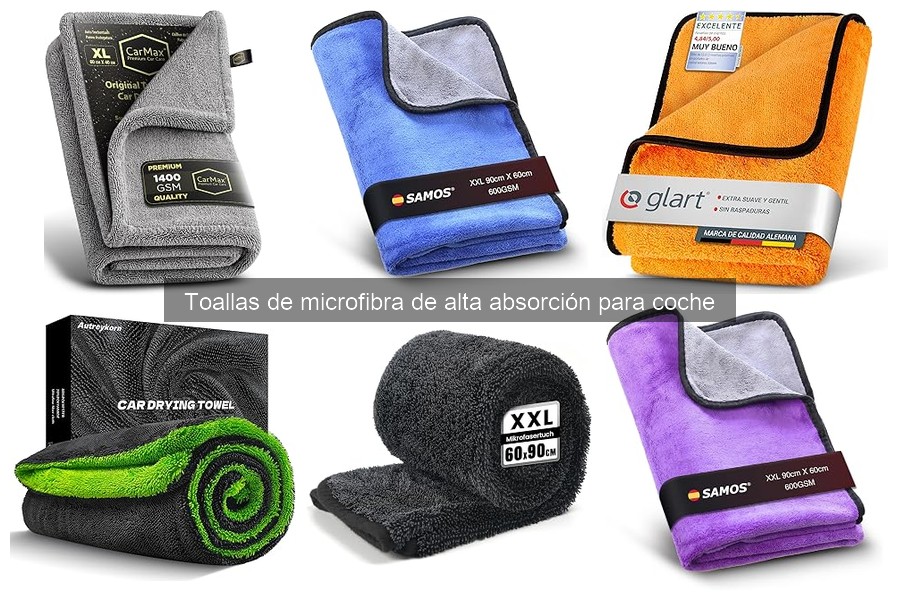 Toallas de microfibra de alta absorción para coche: ¿Qué son?
