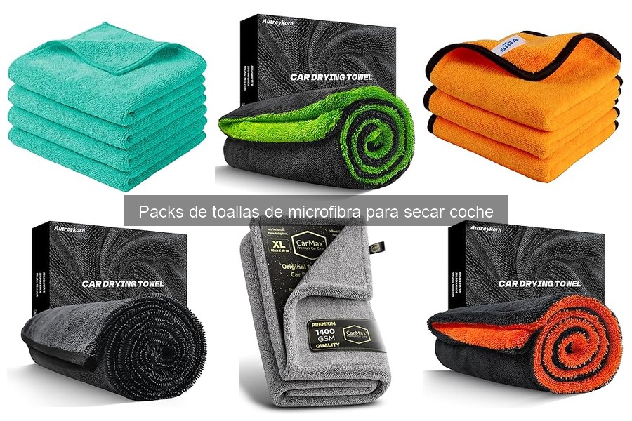 Toallas de microfibra para secar coches: ¿qué son y beneficios?