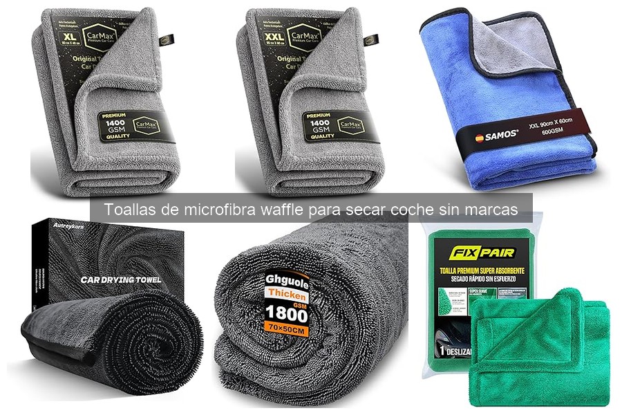Ventajas de las Toallas de Microfibra Waffle para Secar Coches