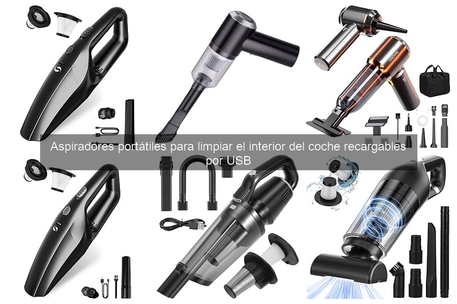 Ventajas de los aspiradores portátiles para coche recargables