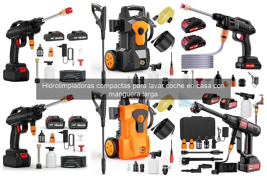 Ventajas de usar hidrolimpiadoras compactas para lavar el coche