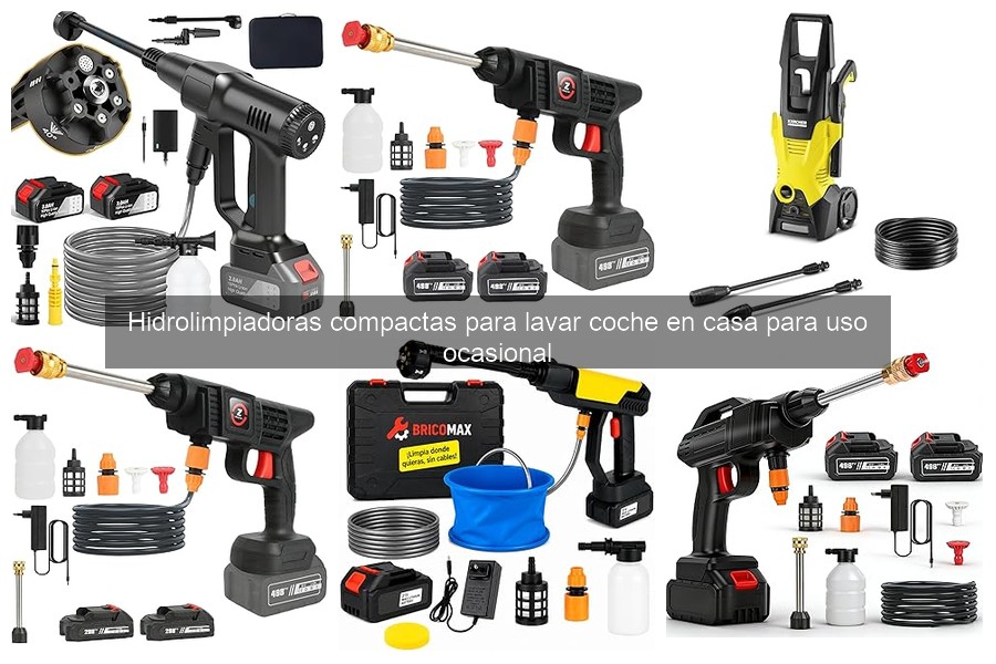 Ventajas y desventajas de hidrolimpiadoras compactas para lavar coche