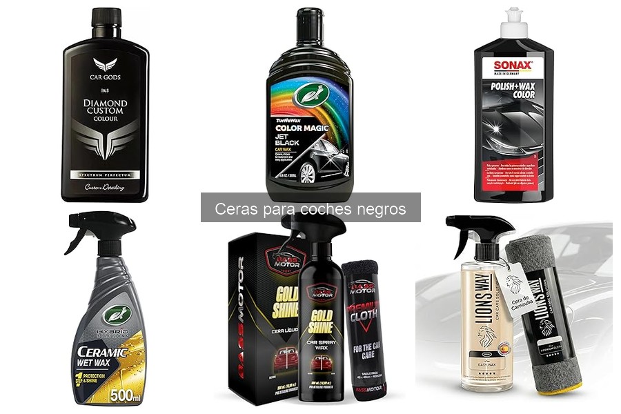 Ventajas y desventajas de usar cera en coches negros